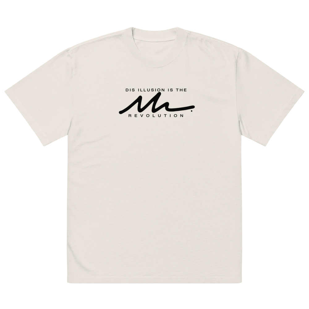 Disillusion is the revolution oversized tee